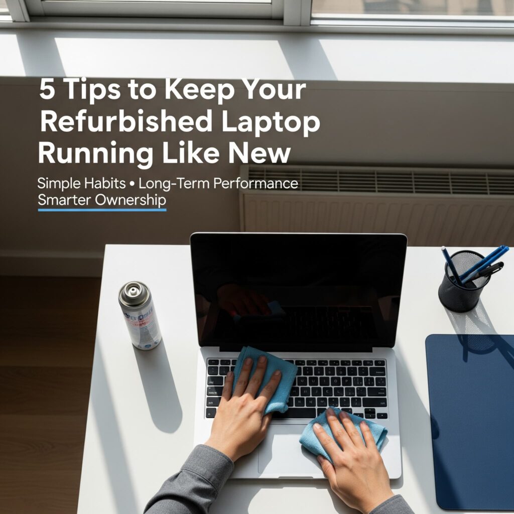 5 Tips to Keep Your Refurbished Laptop Running Like New